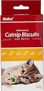 Bioline Catnip Biscuits 80g Cod Flavor