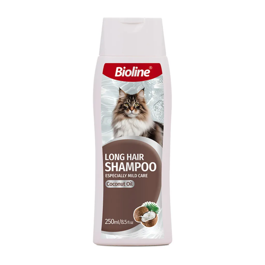Bioline Long Hair Shampoo for Cat 250ml