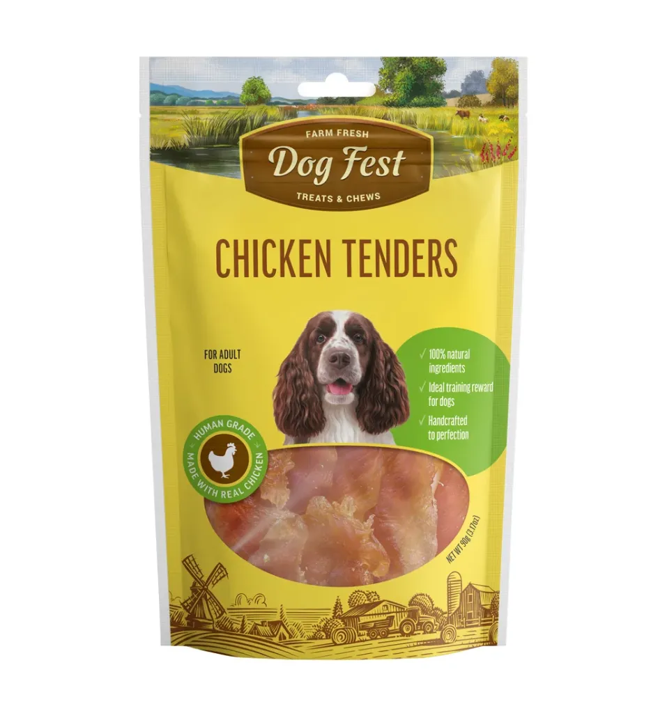 Dog Fest Chicken Tenders for Adult Dogs 90g