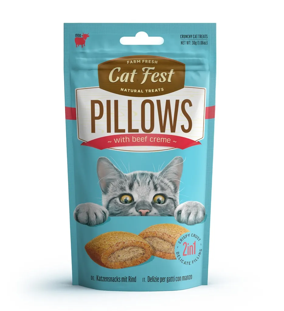 Cat Fest Pillows with Beef Cream 30g