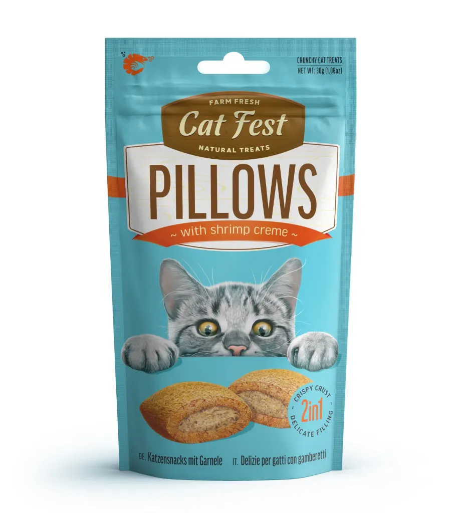 Cat Fest Pillows with Shrimp Cream 30g