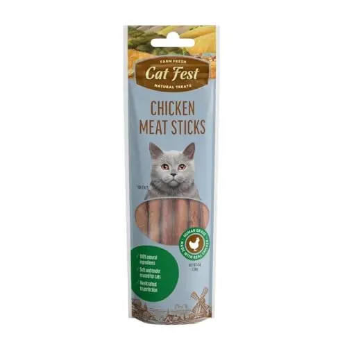 Cat Fest Meat Sticks with Chicken for Cat 45g