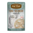 Cat Fest Tuna with Sea Bream In Tender Jelly 70g
