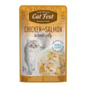 Cat Fest Chicken with Salmon in Tender Jelly 70g