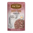Cat Fest Duck with Tuna in Tender Jelly 70g