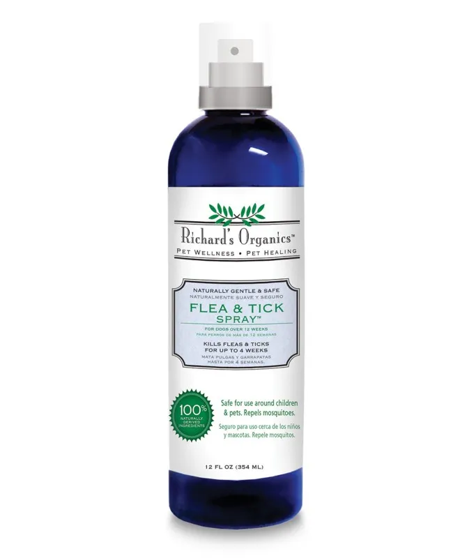 Synergy Labs Richard Organic Flea & Tick Spray for Dog 354ml