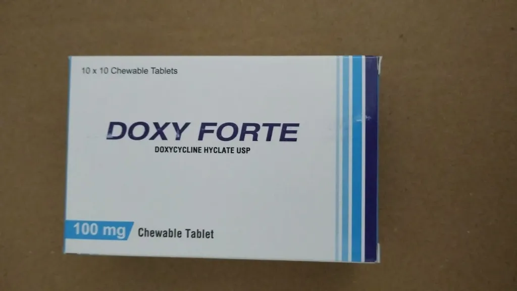 DOXY FORTE 100 mg 10 Chewable Tablets