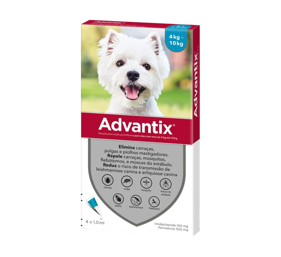 BAYER Advantix 4-10 kg 4 Doses
