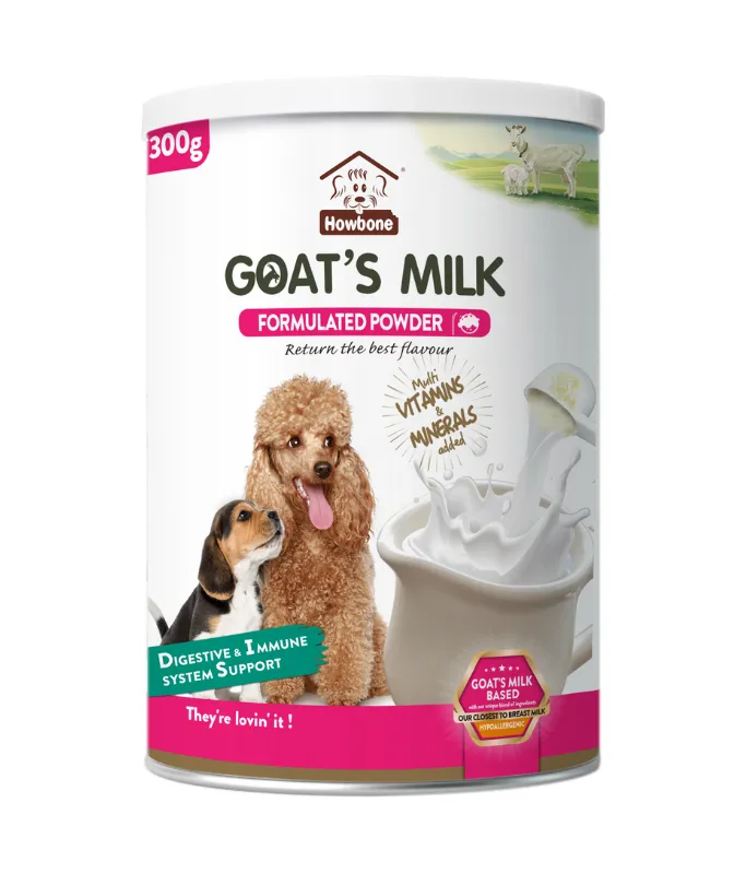 Howbone Goat's Milk Formulated Powder For Dogs 300g