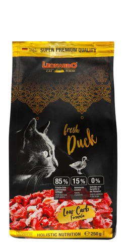 LEONARDO  Cat Dry Food Fresh Duck 250 g