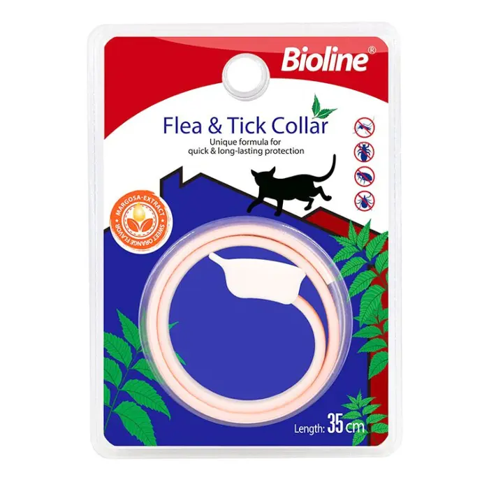 Bioline Flea and Tick Collar Cat 35cm Margosa & Sweet Orange