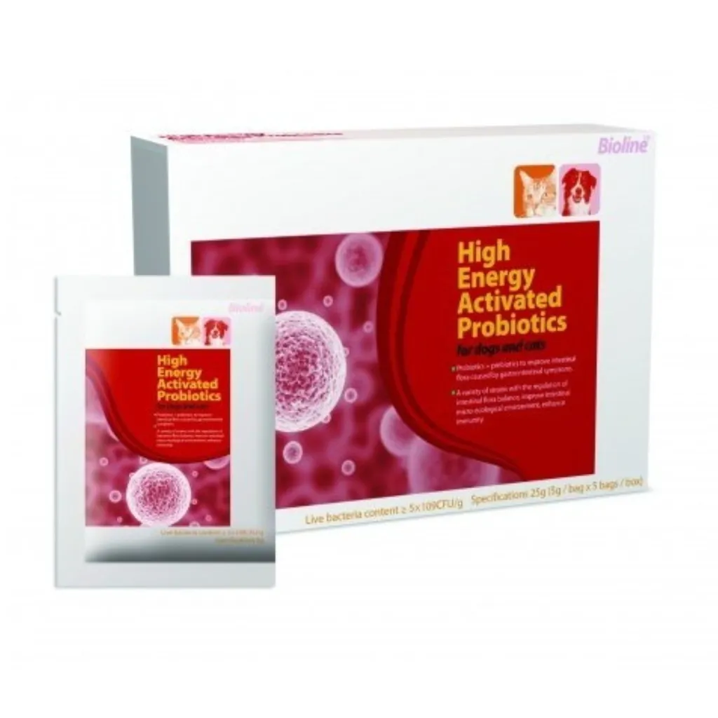 Bioline Activated Probiotics For Dogs & Cats 25g