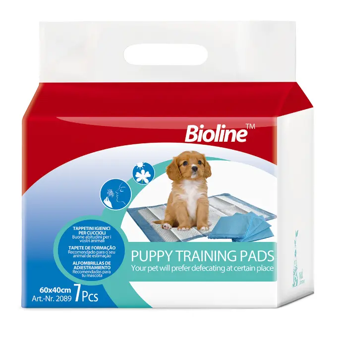 Bioline Puppy Training Pads 60 x 40cm 250g 7 pcs