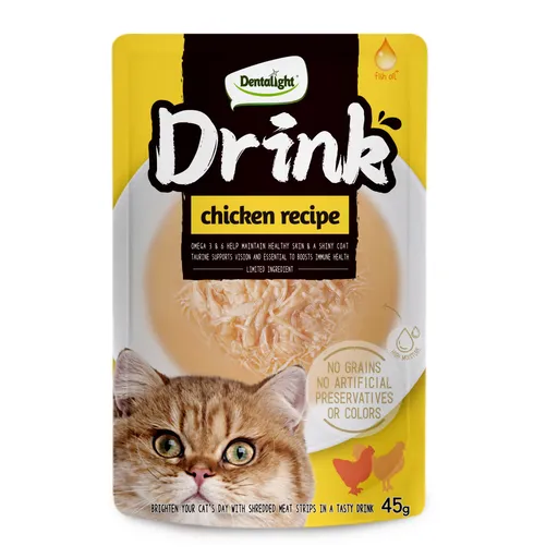 Dentalight Cat Drink 45g Chicken