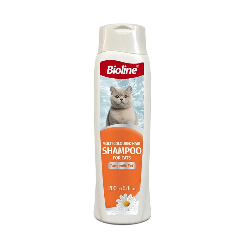 Bioline Multi Coloured Hair Shampoo For Cats 200ml