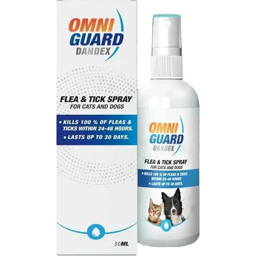 OMNIMAX | OMNIGUARD Fleas & Ticks Spray | 30 ml