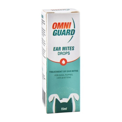OMNIMAX | OMNIGUARD Ear Mites Drops | 15 ml