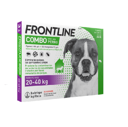 BOEHRINGER INGELHEIM Frontline Combo Dog L 20-40 kg 3 Pipettes