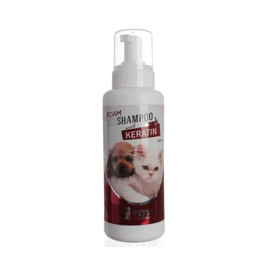 PETS REPUBLIC | FOAM DRY SHAMPOO - Keratin | 520 ml