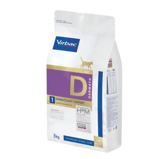 VIRBAC | Cat Dermatology Support | 3 kg