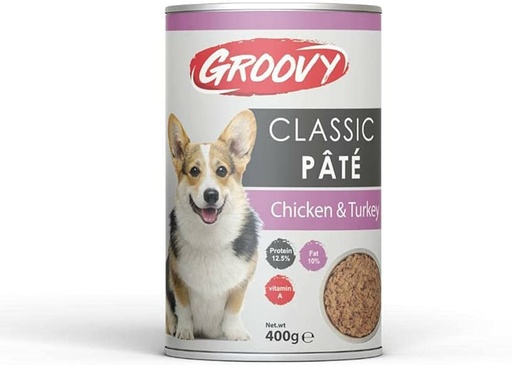 GROOVY | Canine Classic Pate - Chicken & Turkey | 400 gm