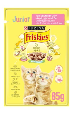 PURINA | FRISKIES 5 PROMISES (JUNIOR) - Chicken | 85 gm