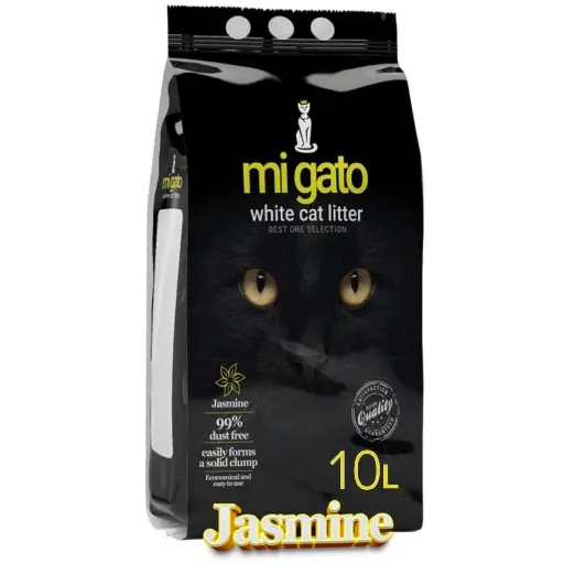 MI GATO | WHITE CAT LITTER - Jasmine | 10 L