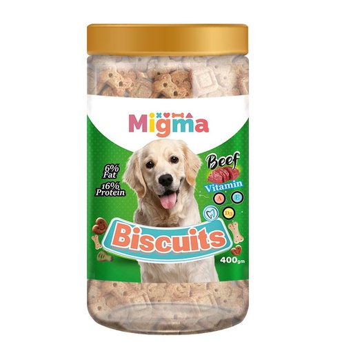 MIGMA | DOG BISCUITS - Beef | 400 gm