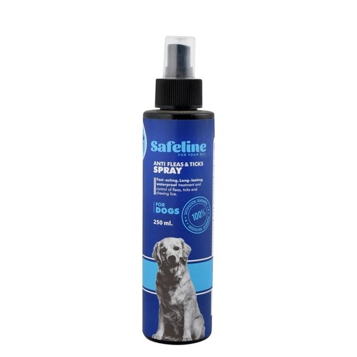 ELITE | SAFELINE ANTI-FLEAS & TICKS SPRAY - Dog | 250 ml