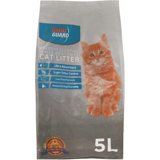 OMNIMAX | OMNIGUARD CAT LITTER - Baby Powder | 5 L
