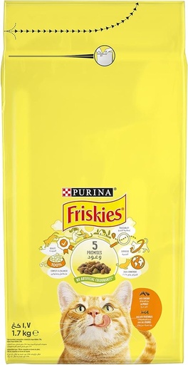 PURINA | FRISKIES 5 PROMISES (CAT) - Chicken & Vegetables | 1.7 kg