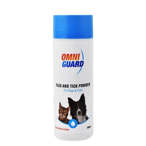 OMNIMAX | OMNIGUARD Flea & Tick - Powder | 150 gm