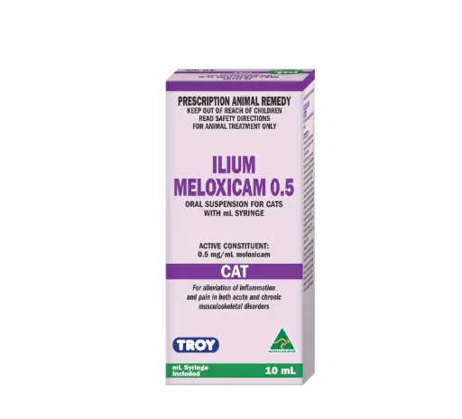 TROY | ILIUM Meloxicam Suspension 0.5 for Cat | 10 ml