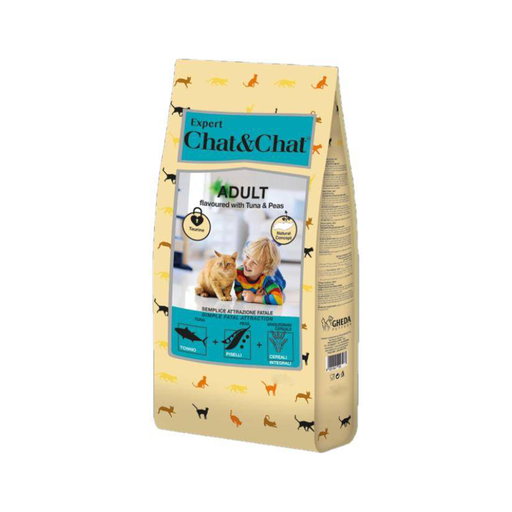 CHAT & CHAT | ADULT CAT - with tuna & peas | 900 gm