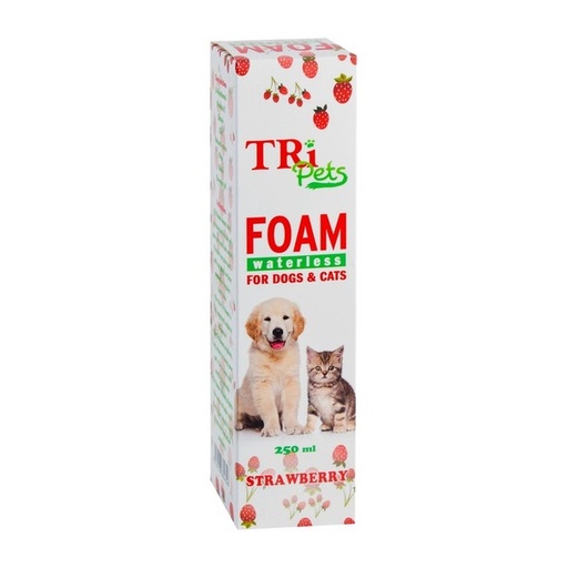 TRI PETS | FOAM SHAMPOO - STRAWBERRY | 250 ml