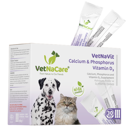 VETNACARE | VetNaVit CALCIUM, PHOSPHORUS & VIT D3 | 30 sachets