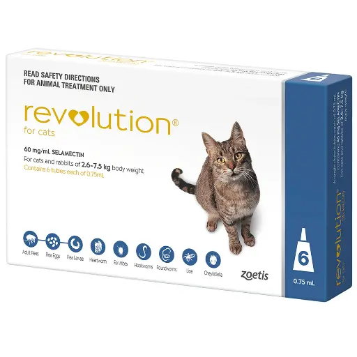 ZOETIS | REVOLUTION Cat 6% / 45 mg (1 dose)