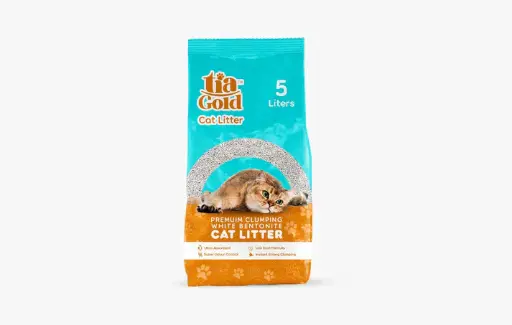 TIA GOLD | CAT LITTER - Baby Powder | 5 L