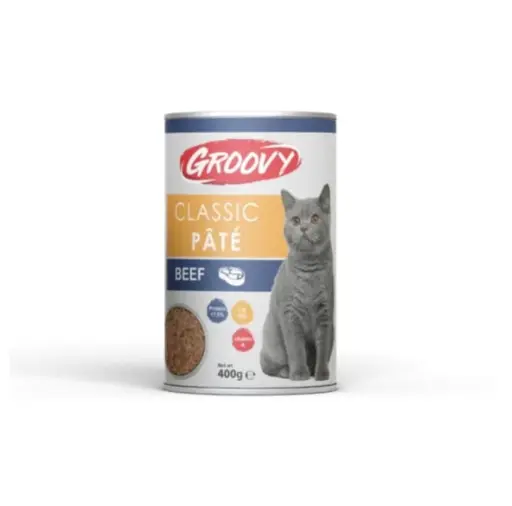 GROOVY Feline Classic Pate Beef 400 gm
