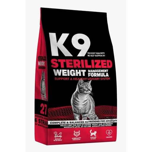 K9 Cats Sterilised 2 kg