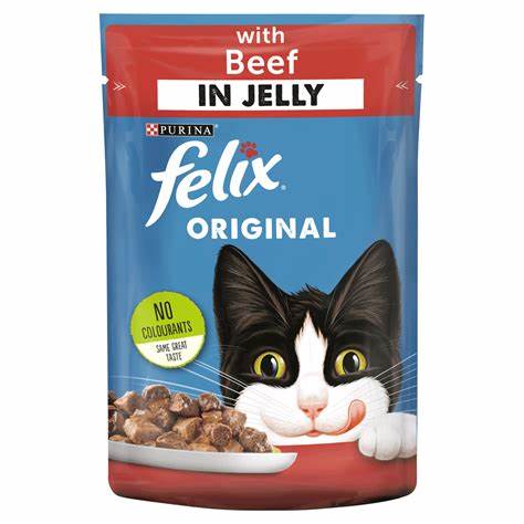 PURINA | FELIX ORIGINAL - beef in jelly | 100 gm 