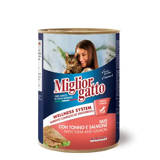 MORANDO Feline Miglior Gatto (Pate)  Tuna & Salmon 400 gm