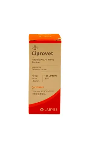 LABYES | CIPROVET Eye Drops Antibiotic/wound healing| 5 ml