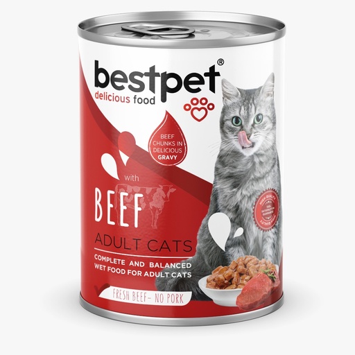BESTPET | ADULT CAT - Beef | 400 gm