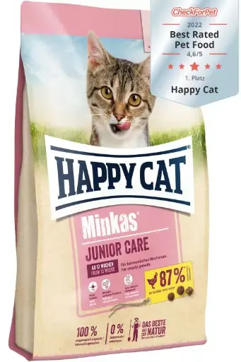 HAPPY CAT | MINKAS - Junior Care  | 10 kg