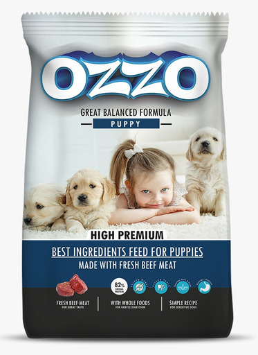 OZZO Puppy Fresh Beef Dry food 4 kg 