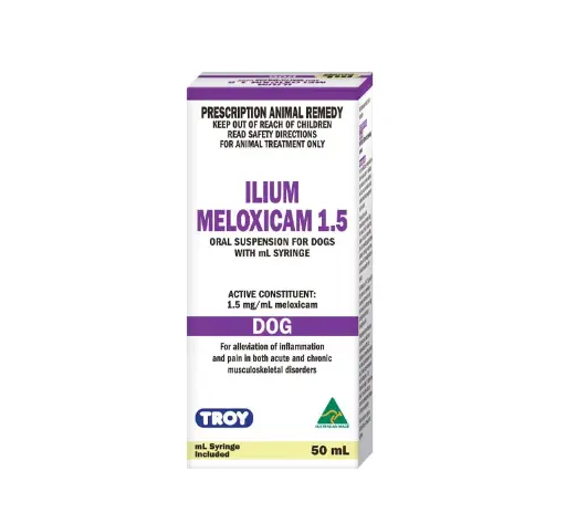 TROY | ILIUM Meloxicam Suspension 1.5 for Dog | 50 ml 