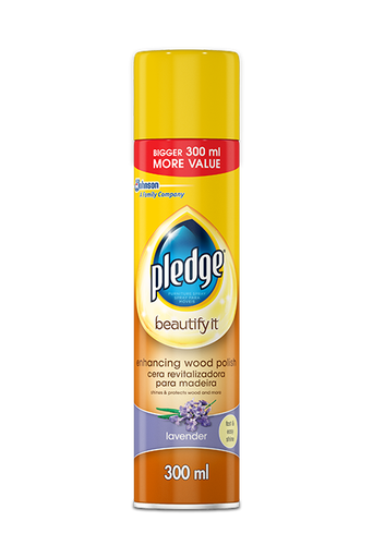 SC Johnson | Pledge | beautify it | lavender furniture polish | 300 ml 