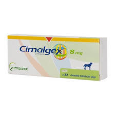 Vetoquinol | Cimalgex | 8 mg | 8 tablets
