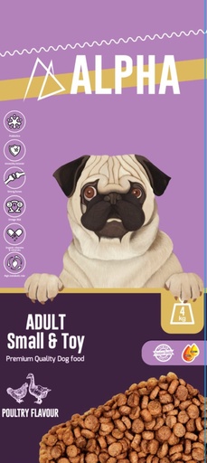 ABA PET FOOD | ALPHA Adult Small & Toy Dog | 4 KG